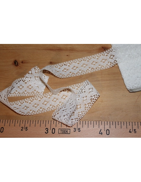 Dentelle Made in France Vintage coloris BLANC