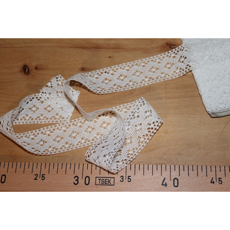 Dentelle Made in France Vintage coloris BLANC