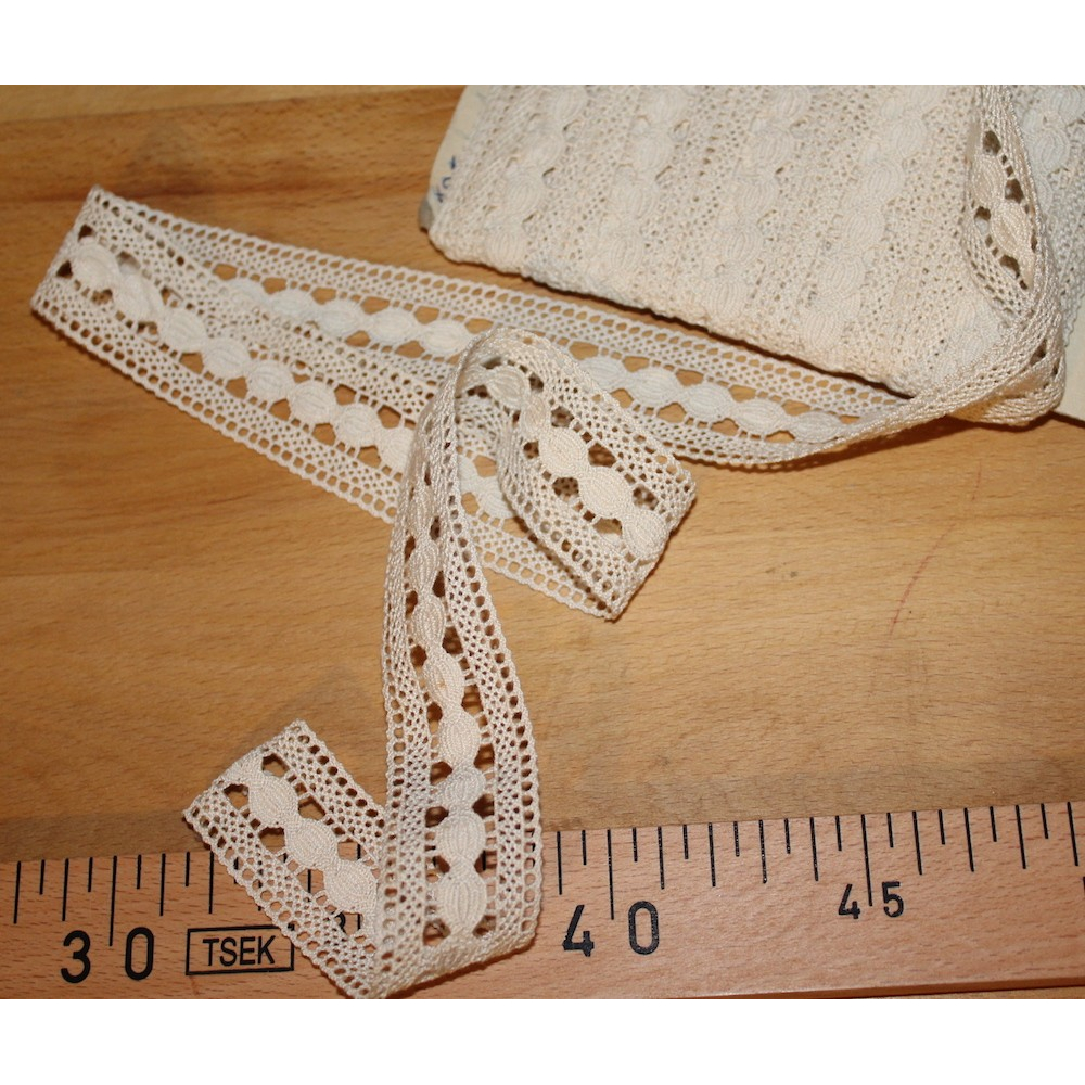 Dentelle Made in France Vintage coloris BEIGE