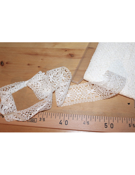 Dentelle Made in France Vintage coloris BLANC