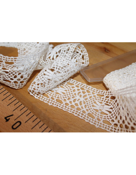 Dentelle Made in France Vintage coloris BLANC