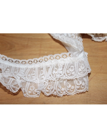 Dentelle Made in France Vintage coloris BLANC