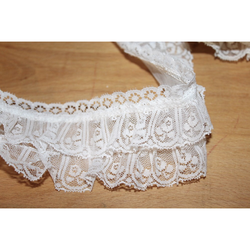 Dentelle Made in France Vintage coloris BLANC