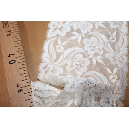Dentelle Made in France Vintage élastiquée coloris ECRU