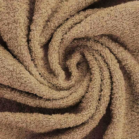 Coton éponge coloris camel