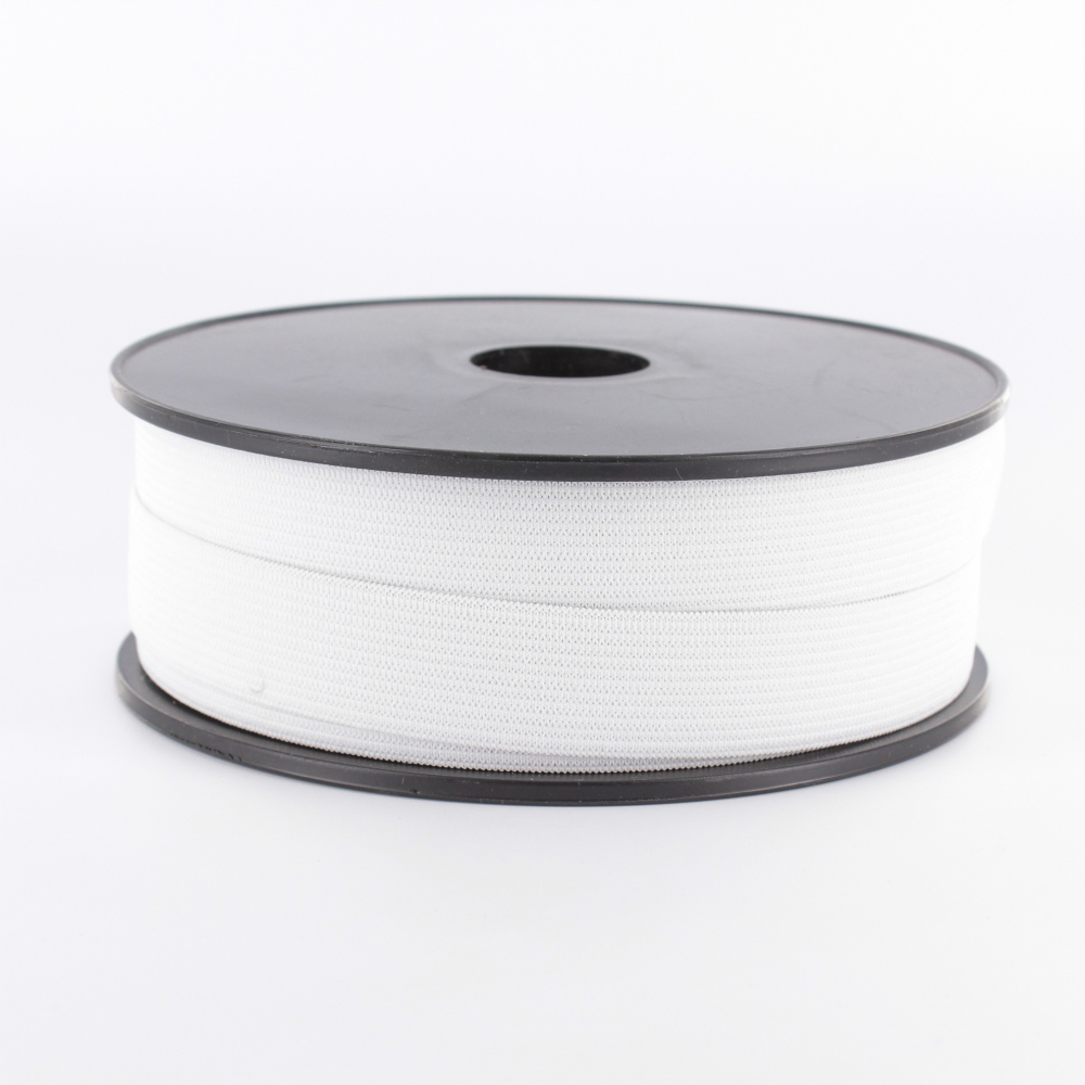 Elastique plat 20mm 2cm blanc Elastique plat 20mm 2cm blanc