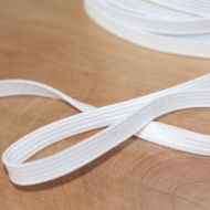 Elastique plat souple 7mm blanc Elastique plat souple 7mm blanc