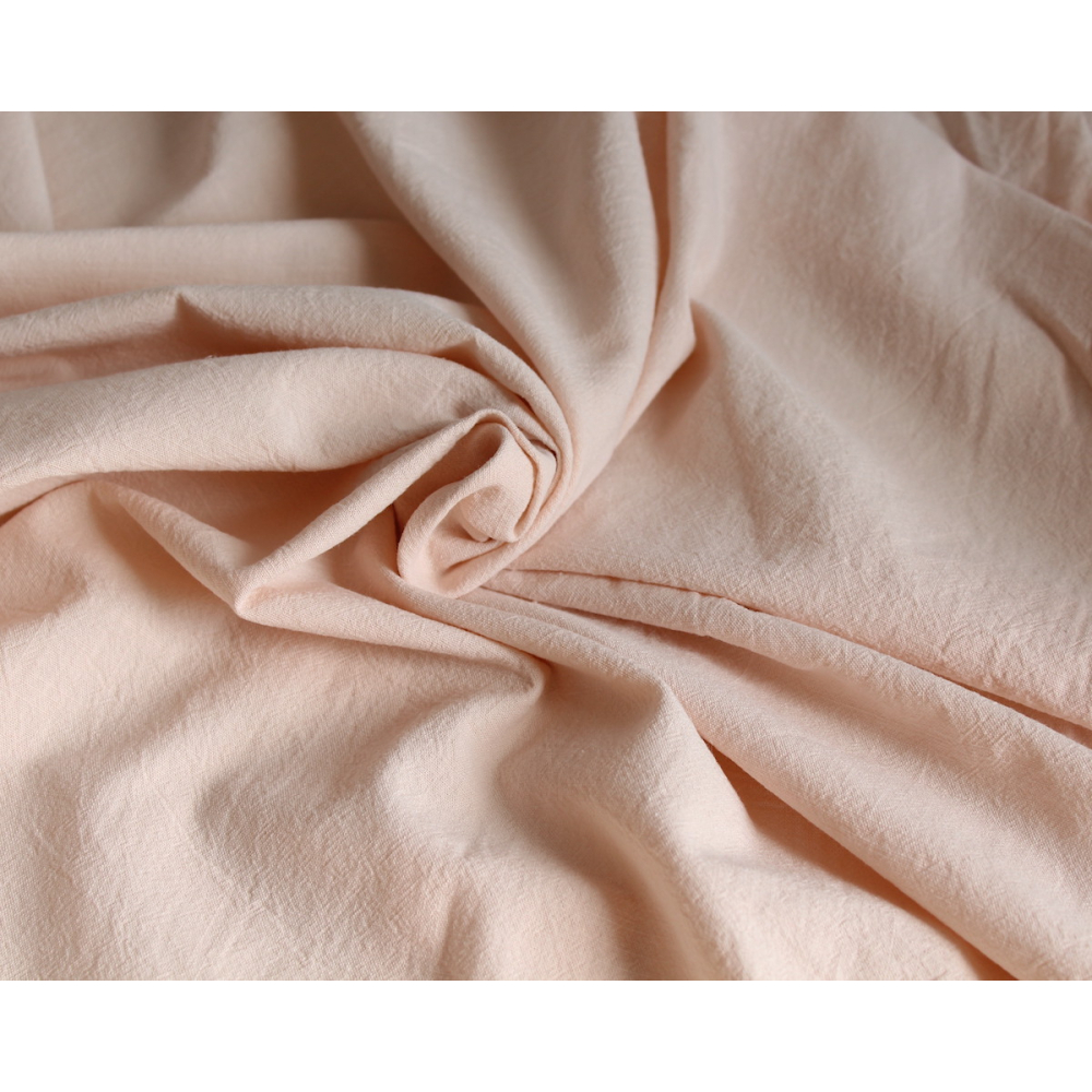 Coton lavé bio coloris nude poudré