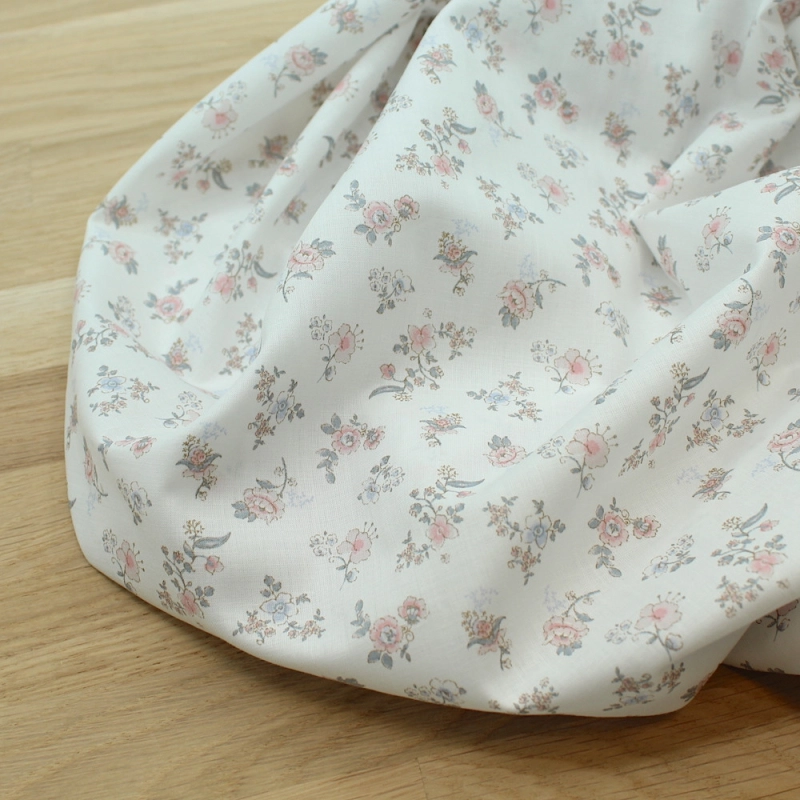 Emma - Batiste de coton BIO imprimé romantique exclusif