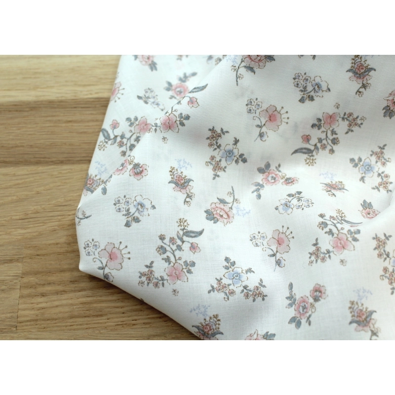 Emma - Batiste de coton BIO imprimé romantique exclusif