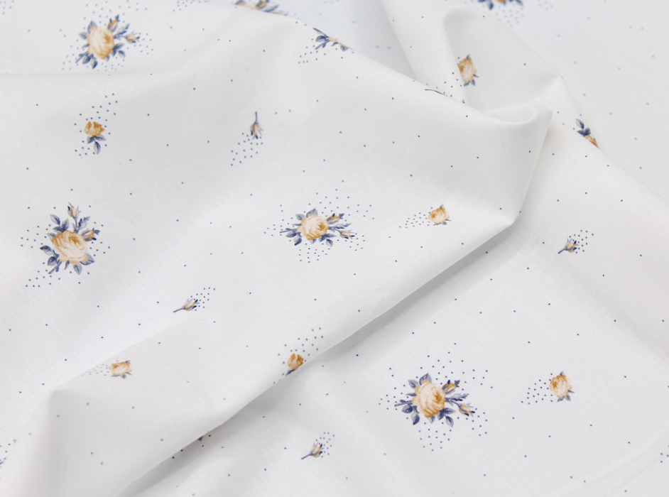 Batiste de coton BIO imprimé exclusif Christine / SILKYNE
