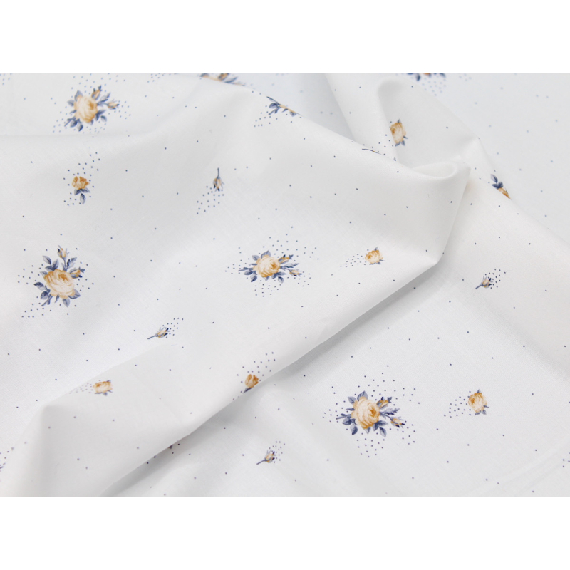 Batiste de coton BIO imprimé exclusif Christine / SILKYNE