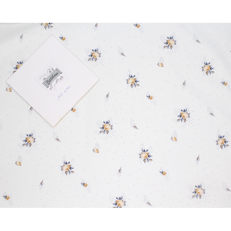 Batiste de coton BIO imprimé exclusif Christine / SILKYNE