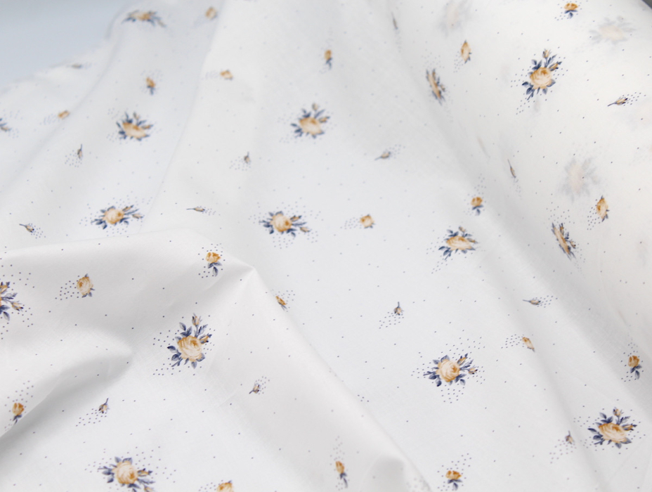 Batiste de coton BIO imprimé exclusif Christine / SILKYNE