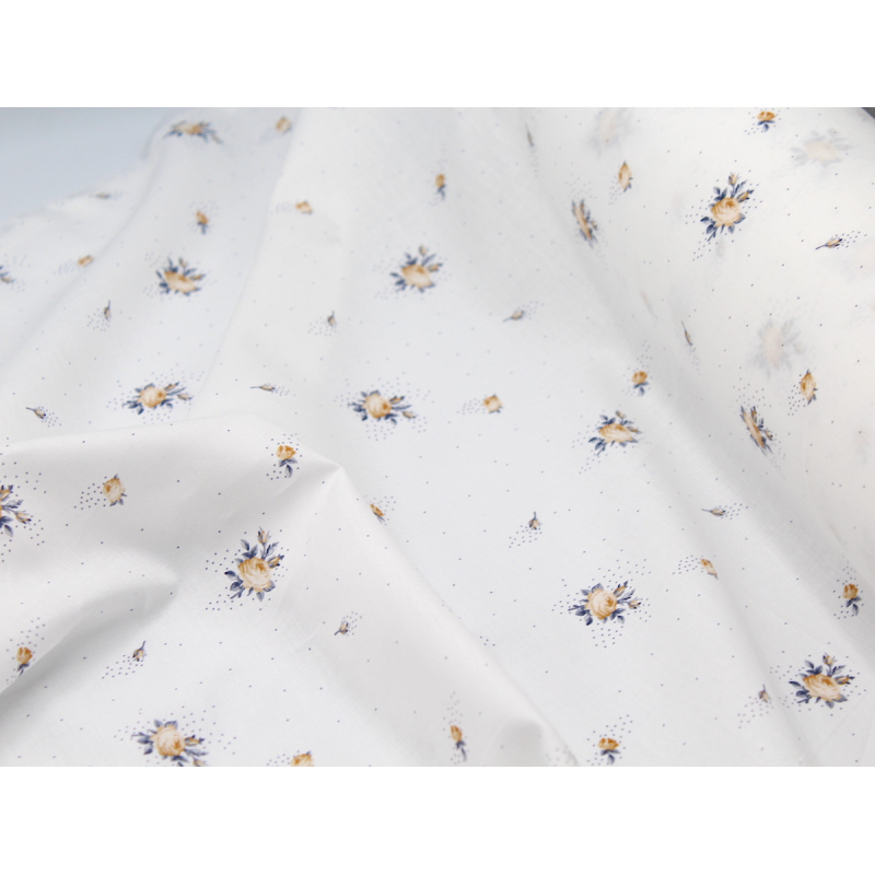 Batiste de coton BIO imprimé exclusif Christine / SILKYNE