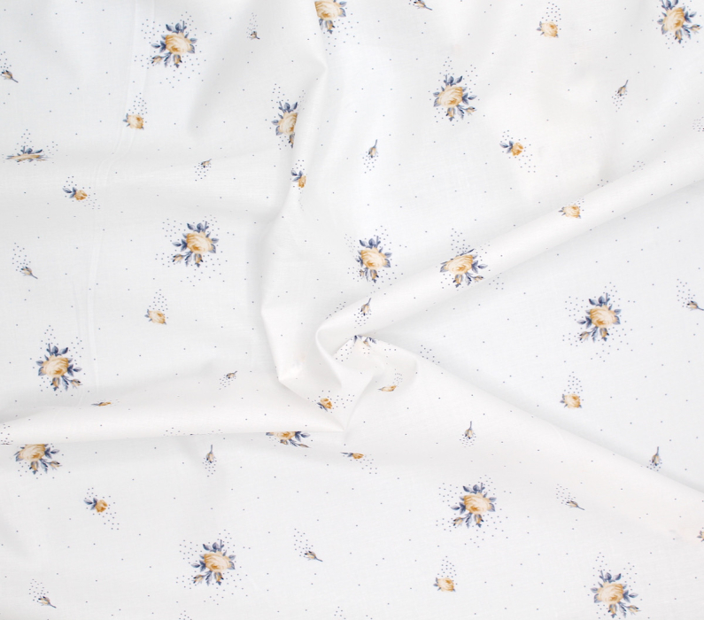 Batiste de coton BIO imprimé exclusif Christine / SILKYNE