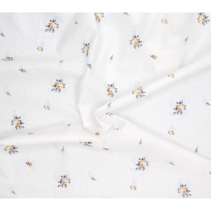 Batiste de coton BIO imprimé exclusif Christine / SILKYNE