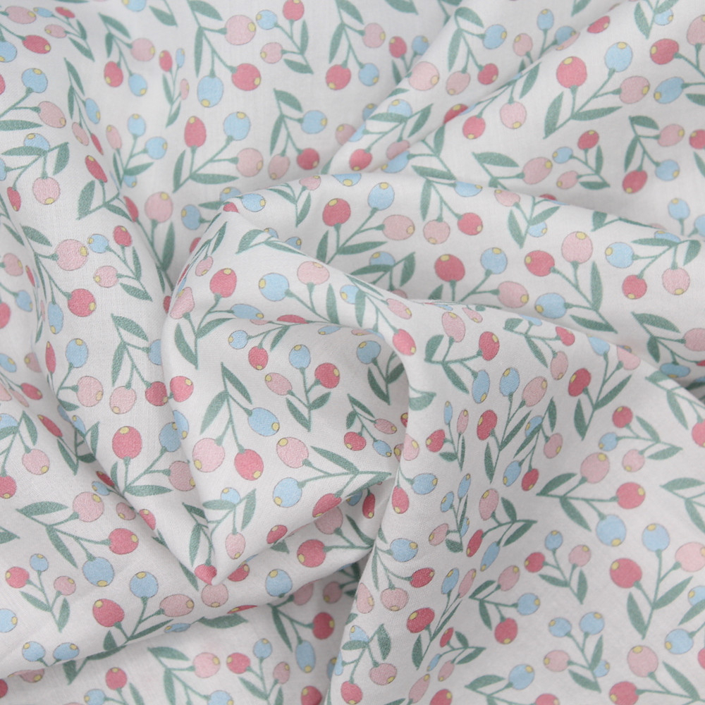 Tissu exclusif cotton motif Symphonia sorbet Tissu exclusif cotton motif Symphonia sorbet