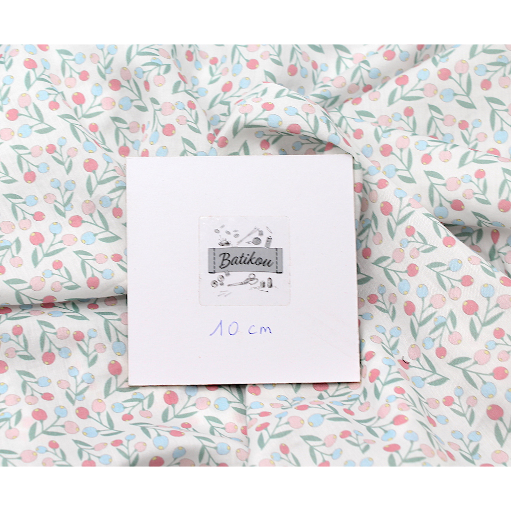 Tissu exclusif cotton motif Symphonia sorbet Tissu exclusif cotton motif Symphonia sorbet