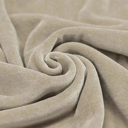 Velours nicky coloris ficelle Velours nicky coloris ficelle