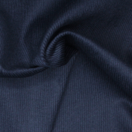 Velours milleraies coton organique coloris bleu marine