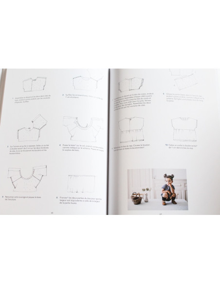 Livre Vestiaire retro chic vintage patrons couture