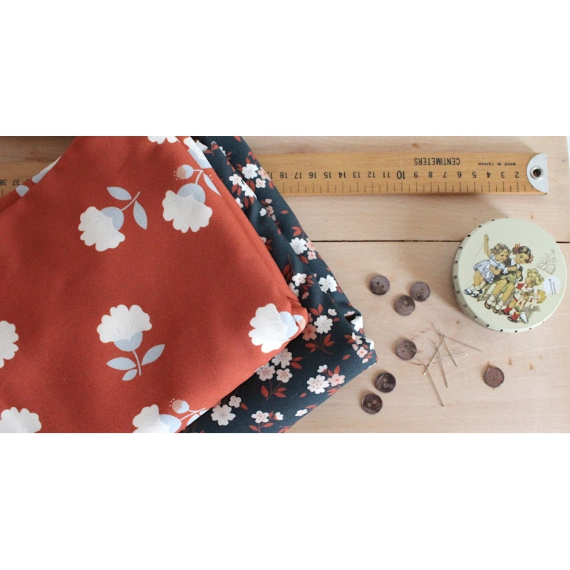 Exclusif Minimel pour Batikou Viscose coloris rayée lurex