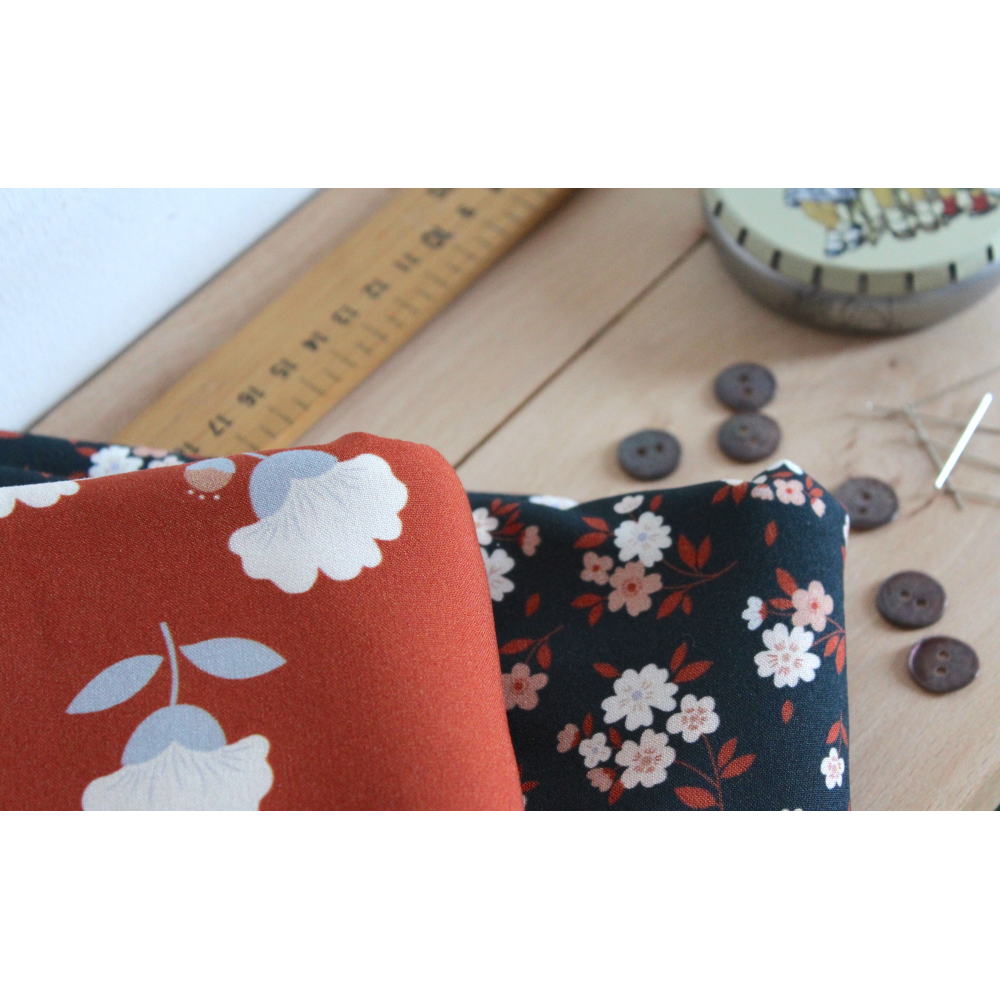 Exclusif Minimel pour Batikou Viscose à motifs fleuris