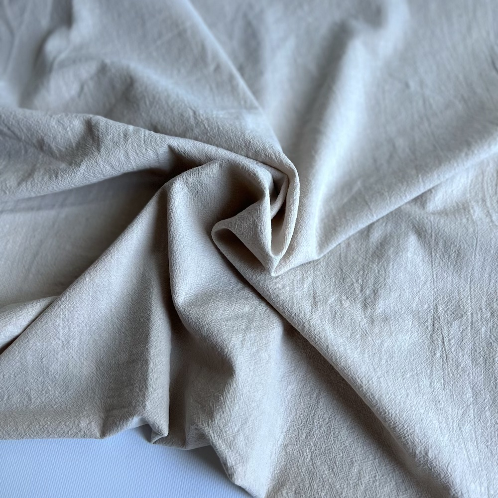 Coton lavé bio coloris crème Qualité Oeko-tex - 1