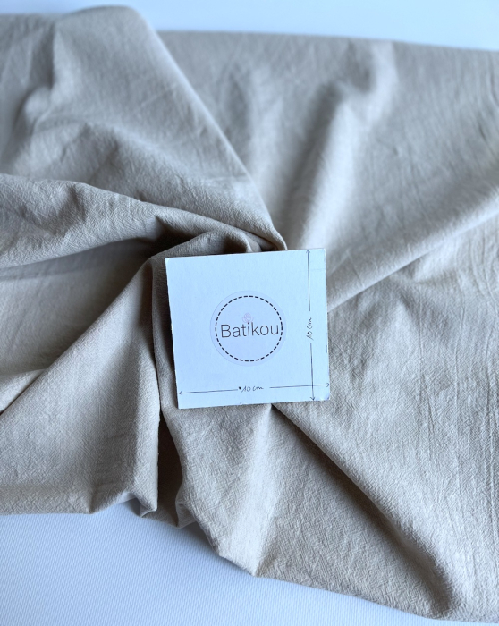 Coton lavé bio coloris crème Qualité Oeko-tex - 3