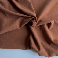 Coton lavé bio coloris noisette Qualité Oeko-tex - 1