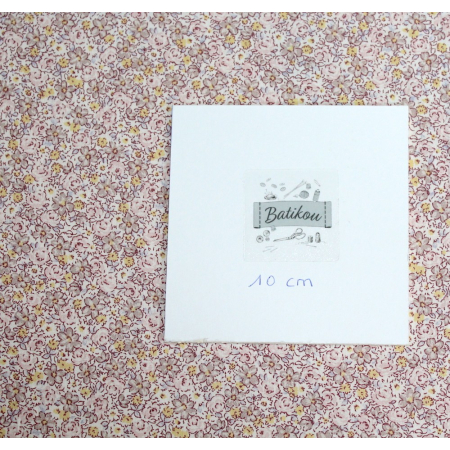 Batiste de coton SILKYNE imprimé fleuri Batiste de coton SILKYNE imprimé fleuri