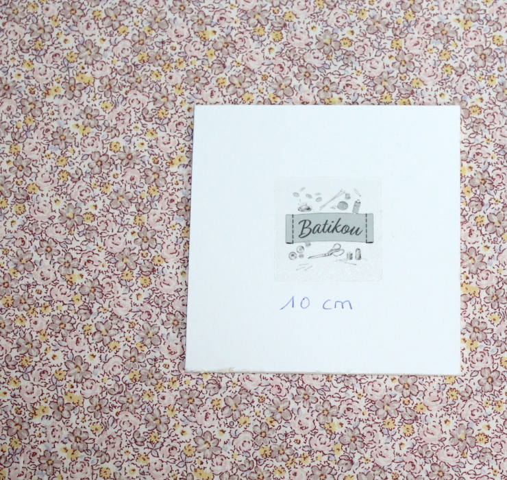 Batiste de coton SILKYNE imprimé fleuri