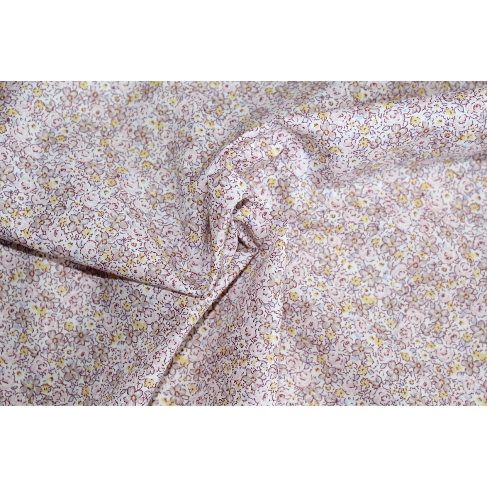 Batiste de coton SILKYNE imprimé fleuri