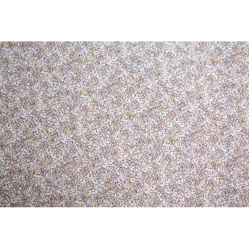 Batiste de coton SILKYNE imprimé fleuri