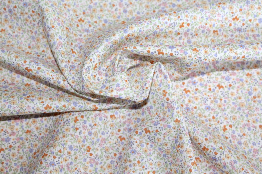 Batiste de coton SYLKINE imprimé fleuri