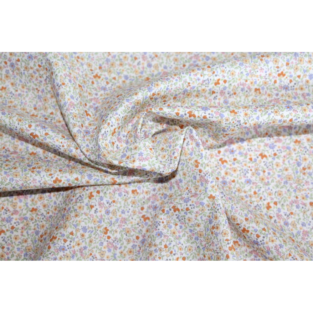 Batiste de coton SYLKINE imprimé fleuri