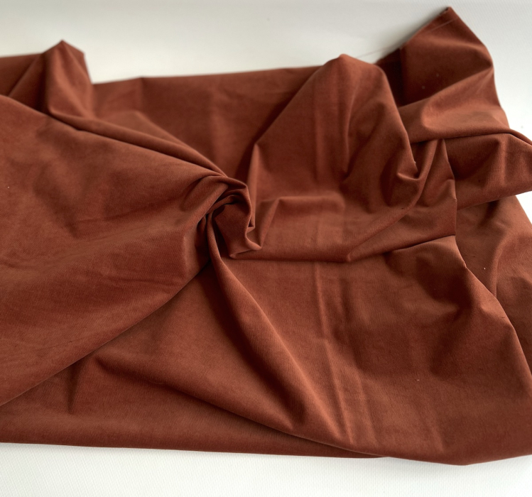 Velours milleraies stretch coton coloris écureuil Batikou - 3