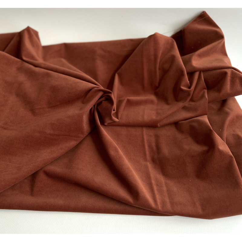 Velours milleraies stretch coton coloris écureuil Batikou - 3