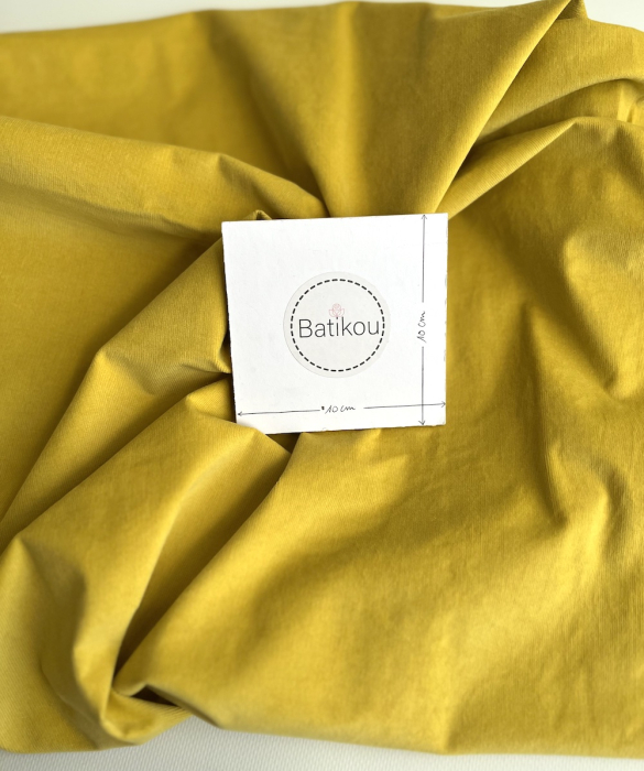 Velours milleraies stretch coton coloris safran Batikou - 3