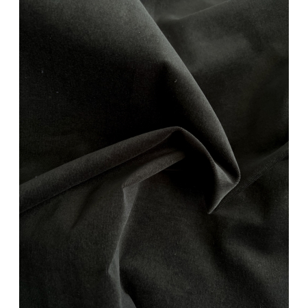 Velours milleraies stretch coton coloris noir Batikou - 2 Velours milleraies stretch coton coloris noir Batikou - 2