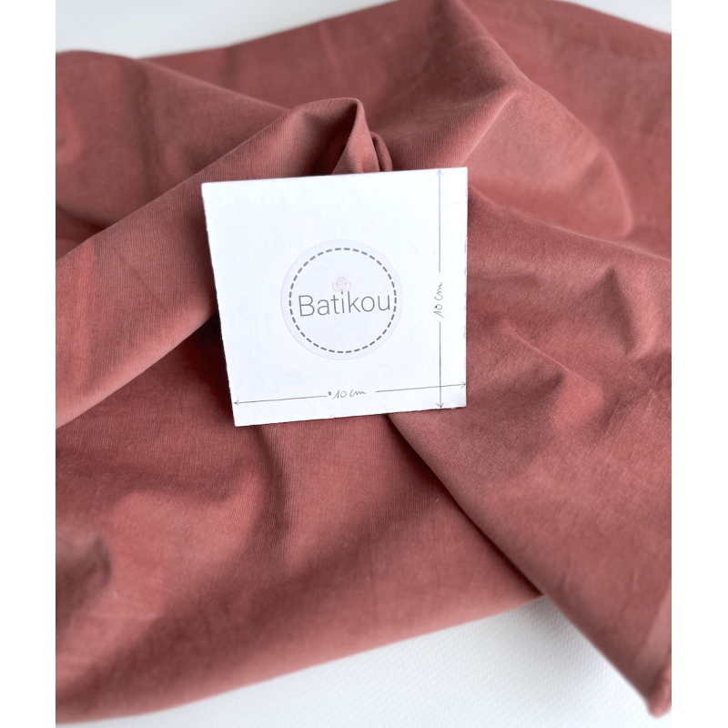 Velours milleraies stretch coton coloris argile rose Batikou - 4 Velours milleraies stretch coton coloris argile rose Batikou - 4