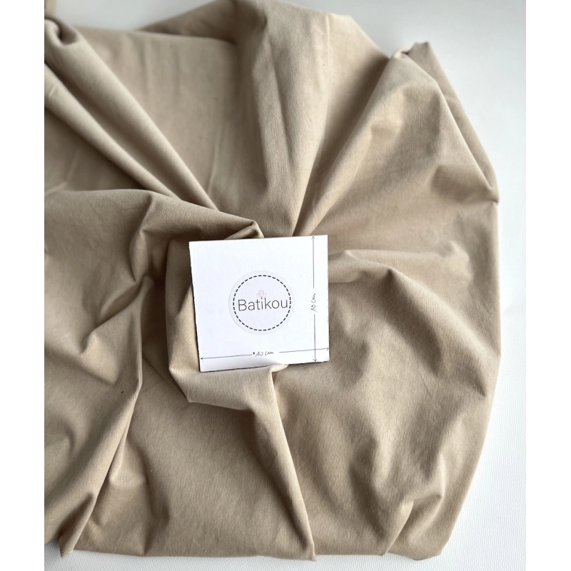 Velours milleraies stretch coton coloris crème Batikou - 3