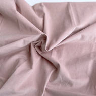 Velours milleraies stretch coton coloris rose nude Batikou - 1