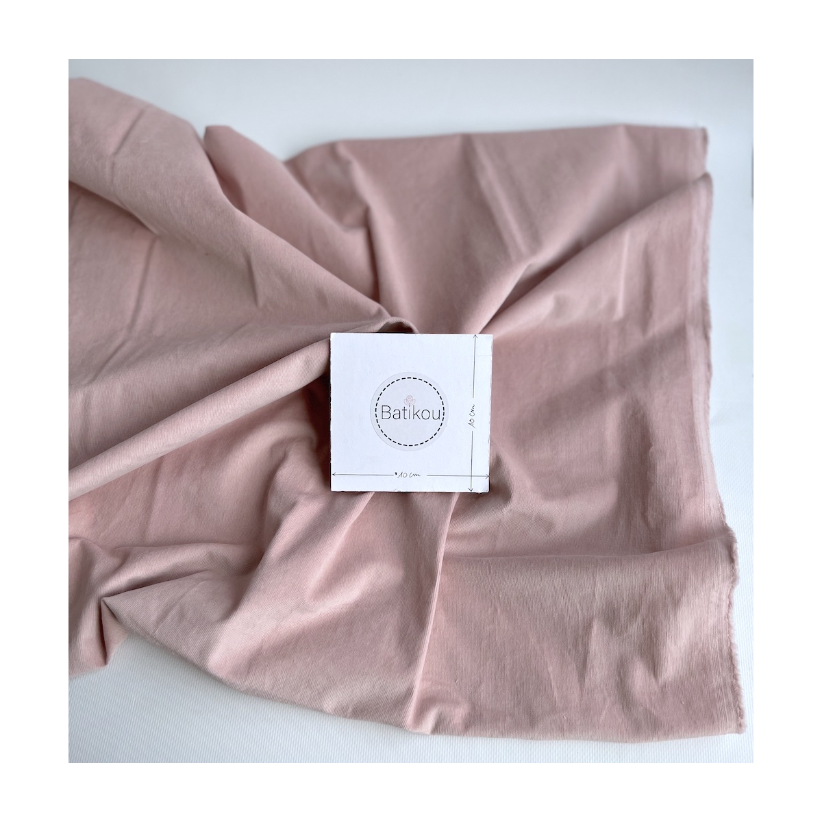 Velours milleraies stretch coton coloris rose nude Batikou - 4 Velours milleraies stretch coton coloris rose nude Batikou - 4
