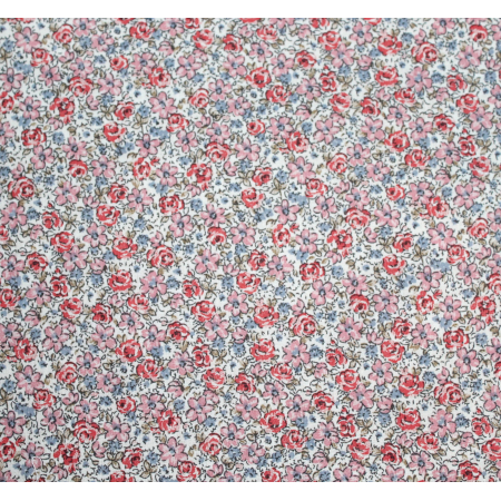 Batiste de coton SILKYNE imprimé fleuri Batiste de coton SILKYNE imprimé fleuri