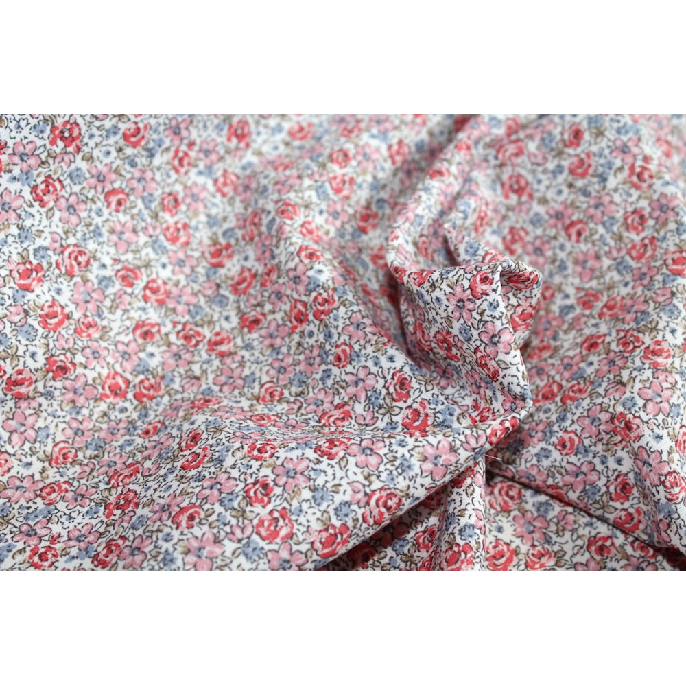 Batiste de coton SILKYNE imprimé fleuri