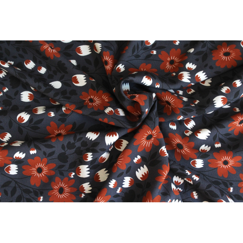 Exclusif Minimel pour Batikou Viscose à motifs fleuris Exclusif Minimel pour Batikou Viscose à motifs fleuris