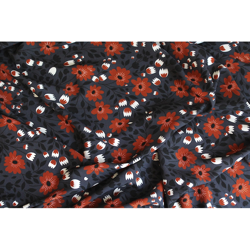 Exclusif Minimel pour Batikou Viscose à motifs fleuris Exclusif Minimel pour Batikou Viscose à motifs fleuris