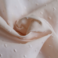 Plumetis de coton coloris NUDE